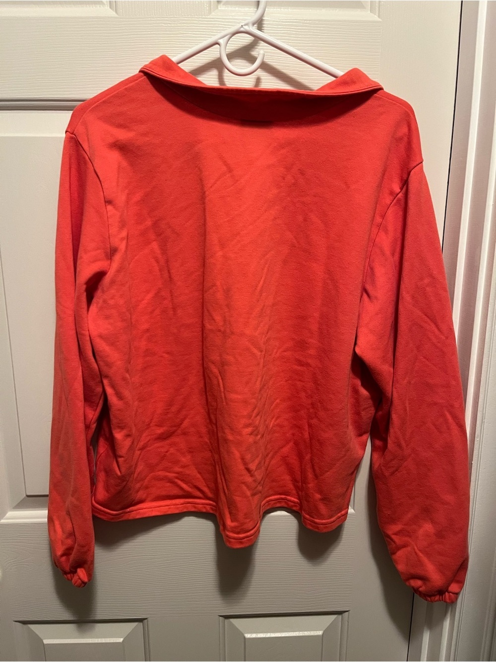 Columbia Women's Coral-Red Quarter-Zip Fleece Pullover NWOT Size XXL - Picture 2 of 7